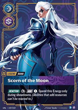 Diana, Scorn of the Moon (V.1) UNL-197 Rare NM Englisch Foil