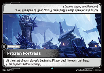 Frozen Fortress UNL-212 Uncommon NM Englisch Foil
