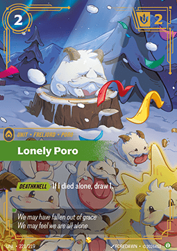Lonely Poro UNL-221 Showcase NM Englisch Foil