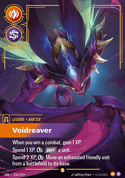 Kha'Zix, Voidreaver (V.2) UNL-236 Showcase Near Mint Englisch Foil