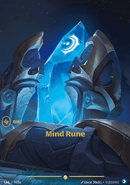 Mind Rune (V.2) UNL-R03a Showcase Played Englisch Foil