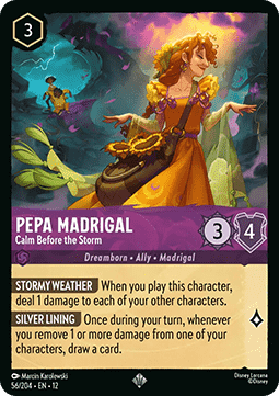 Pepa Madrigal - Die Ruhe vor dem Sturm 12WIL-56 Super Rare Near Mint Deutsch Foil