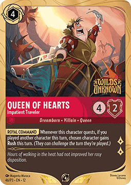 Queen of Hearts - Impatient Traveler PR3-46 Promo Near Mint Englisch Foil