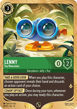Lenny - Spielzeugfernglas PR3-49 Promo Excellent Deutsch Foil