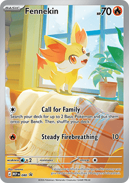 Fennekin MEP-080 Promo Near Mint Englisch