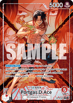 Portgas.D.Ace (OP16-001) (V.2) OP16 Alternate Art Near Mint Englisch