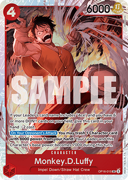 Monkey.D.Luffy (OP16-015) (V.1) OP16 Super Rare Near Mint Englisch