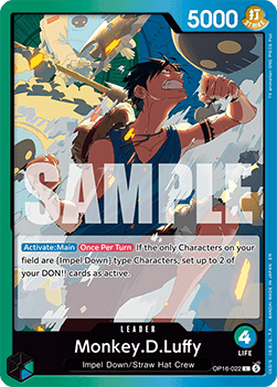 Monkey.D.Luffy (OP16-022) (V.1) OP16 Leader Near Mint Englisch
