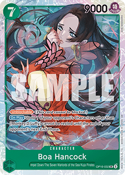 Boa Hancock (OP16-032) (V.1) OP16 Super Rare Near Mint Englisch