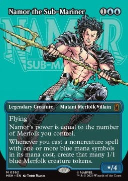 Namor the Sub-Mariner (V.1) XMSH-362 Mythic Near Mint Englisch Foil