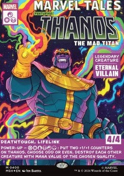 Thanos, the Mad Titan (V.2) XMSH-400 Mythic Near Mint Englisch Foil