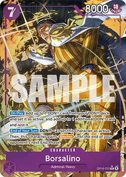 Borsalino (OP16-073) (V.2) OP16 Alternate Art Near Mint Englisch