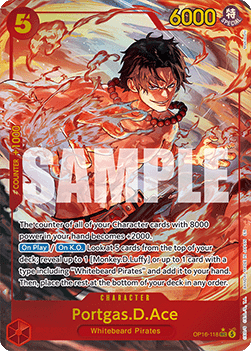 Portgas.D.Ace (OP16-118) (V.2) OP16 Alternate Art Near Mint Englisch