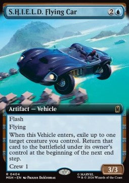 S.H.I.E.L.D. Flying Car XMSH-404 Rare Near Mint Englisch