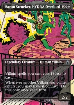 Baron Strucker, HYDRA Overlord (V.1) XMSH-315 Uncommon Excellent Englisch Foil