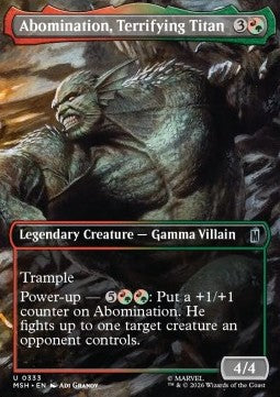 Abomination, furchteinflößender Hüne XMSH-333 Uncommon Excellent Deutsch