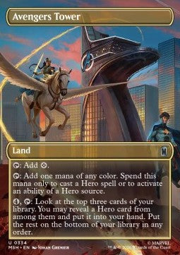 Avengers Tower (V.1) XMSH-334 Uncommon Near Mint Englisch Foil