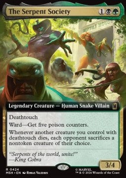 The Serpent Society XMSH-424 Rare Near Mint Englisch Foil