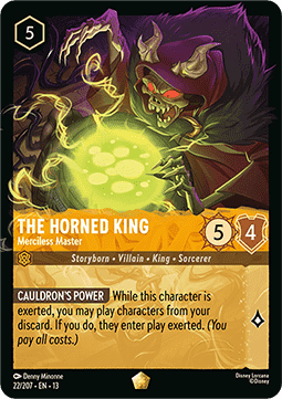 The Horned King - Merciless Master 13ATV-22 Legendary Near Mint Englisch