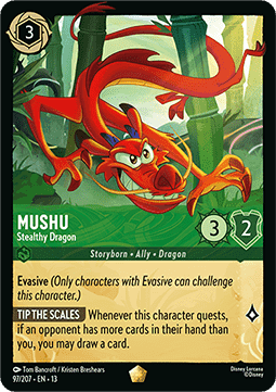 Mushu - Verstohlener Drache 13ATV-97 Legendary Excellent Deutsch