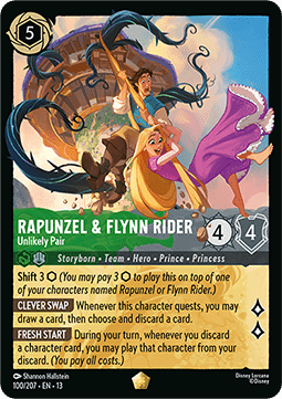 Rapunzel & Flynn Rider - Ungleiches Paar 13ATV-100 Legendary Near Mint Deutsch