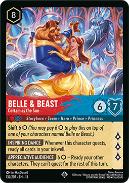 Belle & Biest - Wie das Licht der Sonn′ 13ATV-132 Super Rare Excellent Deutsch Foil