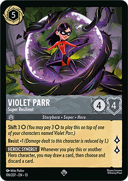 Violetta Parr - Superresilient 13ATV-176 Super Rare Excellent Deutsch Foil