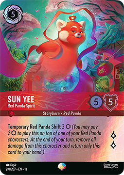 Sun Yee - Geist des Roten Pandas 13ATV-218 Epic Excellent Deutsch Foil