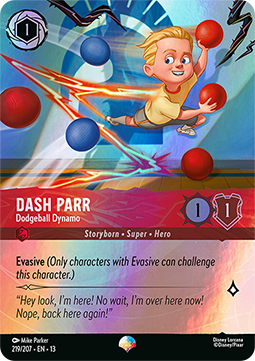 Dash Parr - Dodgeball Dynamo (V.2) 13ATV-219 Epic Excellent Englisch Foil