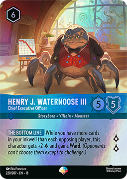 Henry J. Waternoose III - Geschäftsführer 13ATV-220 Epic Near Mint Deutsch Foil