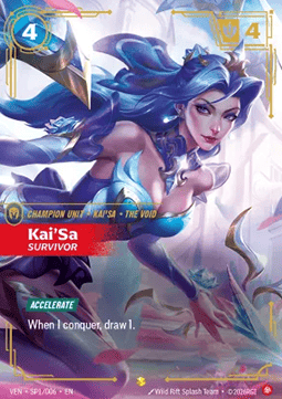 Kai'Sa, Survivor VEN-SP1 Showcase NM Englisch Foil