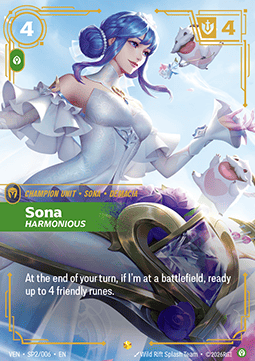 Sona, Harmonious VEN-SP2 Showcase NM Englisch Foil