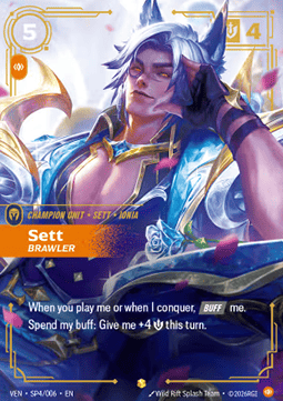 Sett, Brawler VEN-SP4 Showcase Boosterfrisch Englisch Foil