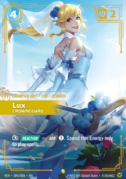 Lux, Crownguard VEN-SP6 Showcase NM Englisch Foil