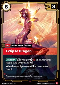 Eclipse Dragon VEN-016 Rare Near Mint Englisch Foil