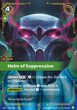 Helm of Suppression VEN-045 Epic Near Mint Englisch Foil
