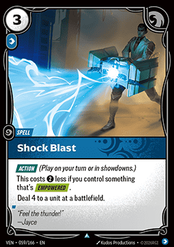 Shock Blast VEN-059 Uncommon NM Englisch Foil