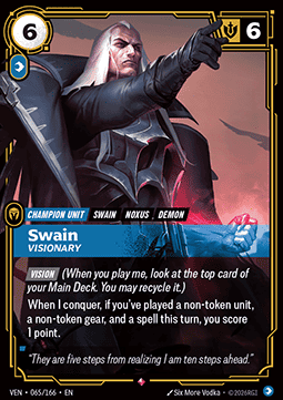 Swain, Visionary (V.1) VEN-065 Rare Near Mint Englisch Foil
