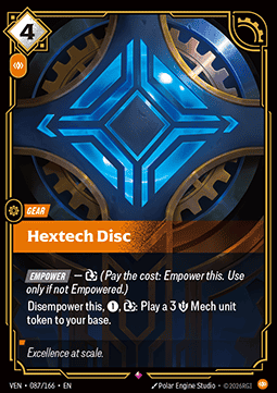 Hextech Disc VEN-087 Rare NM Englisch Foil