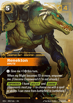 Renekton, Brute (V.1) VEN-092 Epic NM Englisch Foil