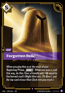 Forgotten Relic VEN-108 Rare NM Englisch Foil