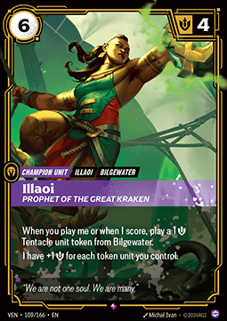 Illaoi, Prophet of the Great Kraken (V.1) VEN-109 Rare NM Englisch Foil