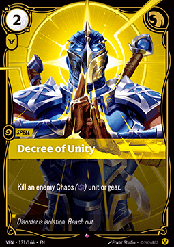Decree of Unity VEN-131 Rare Near Mint Englisch Foil