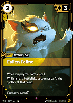 Fallen Feline VEN-132 Rare Near Mint Englisch Foil