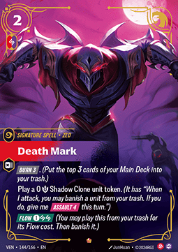 Death Mark VEN-144 Epic Near Mint Englisch Foil