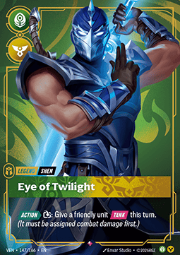 Shen, Eye of Twilight (V.1) VEN-147 Rare Near Mint Englisch Foil