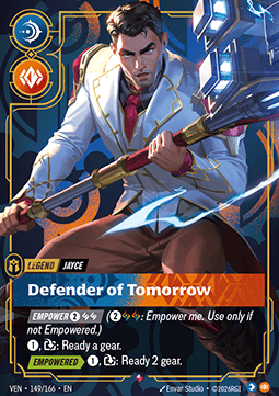 Jayce, Defender of Tomorrow (V.1) VEN-149 Rare NM Englisch Foil