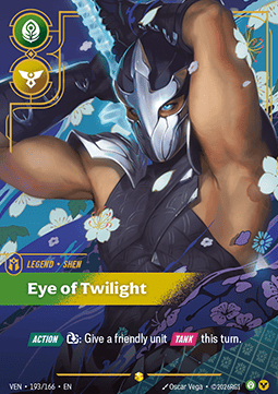 Shen, Eye of Twilight (V.2) VEN-193 Showcase NM Englisch Foil