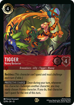 Tigger - Honig-Barbar PR4-12 Promo Near Mint Deutsch Foil