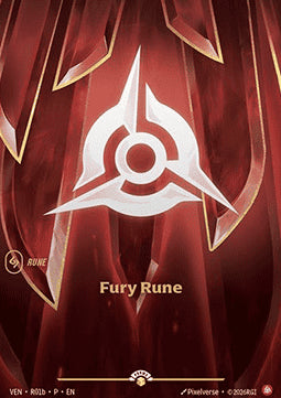 Fury Rune VENX-R01b Showcase Near Mint Englisch Foil